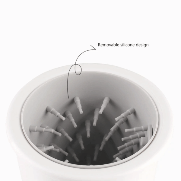 Dog Paw Cleaner Cup Silicone USB Electric Pet Foot Washer Auto Clean Brush - Image 3