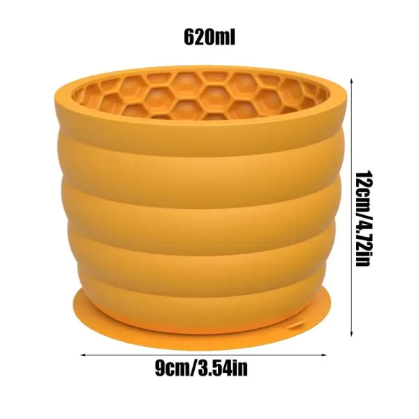 Silicone Dog Lick Bowl 620ml Slow Feeder Bowl Interactive Dog Feeding Bowls With Suction Cups Keeps Small Medium And Large Breed - Image 6