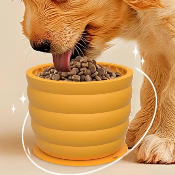 Silicone Dog Lick Bowl 620ml Slow Feeder Bowl Interactive Dog Feeding Bowls With Suction Cups Keeps Small Medium And Large Breed - Image 2