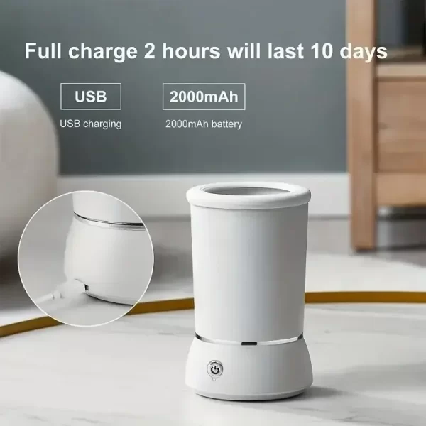 Pet Feet Washer Electrical Pet Paw Cleaner Automatic Dog Quick Low Cleaner Legs Foot Washer Cup Portable Noise Dog Cat Clean - Image 4