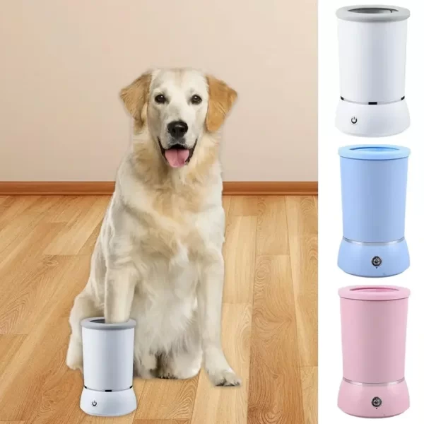 Pet Feet Washer Electrical Pet Paw Cleaner Automatic Dog Quick Low Cleaner Legs Foot Washer Cup Portable Noise Dog Cat Clean - Image 2