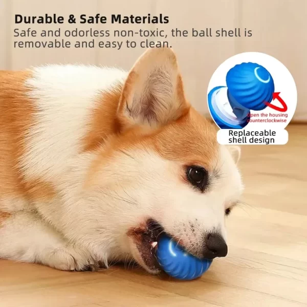 Smart Dog Toy Ball Automatic Electronic Interactive Training Pet Toy Gravitational Moving Ball Rechargeable Active Rolling Ball - Image 3
